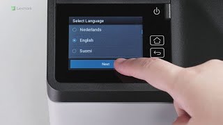 Lexmark—Configuring the printer using the initial setup wizard [upl. by Anoyet]