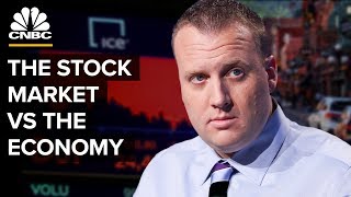 The Difference Between The Stock Market And The Economy [upl. by Adohr119]