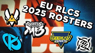 EVERY EU RLCS 2025 roster change [upl. by Alaehcim]