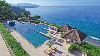 Amankila most PHENOMENAL resort in Bali Indonesia full tour [upl. by Etennaej]