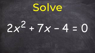 Solving a quadratic by completing the square [upl. by Artair]