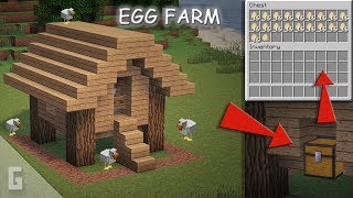 Minecraft Automatic Egg Farm Tutorial [upl. by Anayek]