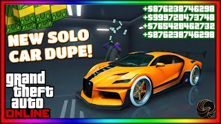 SOLO  NEW SUPER EASY GTA 5 ONLINE CAR DUPLICATION GLITCH  AFTER PATCH 167  PS5XBOXPC [upl. by Aelanna]