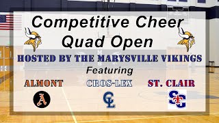 MHS Competitive Cheer  Quad Open [upl. by Ailic678]