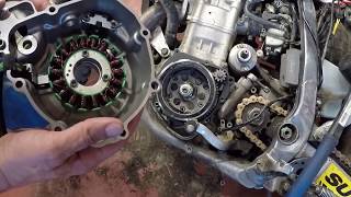 DRZ400S Stator install [upl. by Bill605]