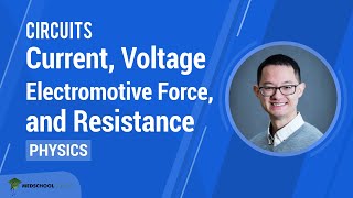 Current VoltageElectromotive Force and Resistance  MCAT Physics Prep [upl. by Annairba]