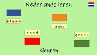 Nederlands leren Kleuren Les 7 [upl. by Quickman]