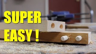 How To Make A Joint With Dowels Without A Jig [upl. by Netsirc]