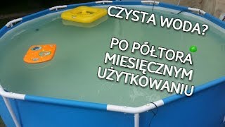 JAK MIEĆ CZYSTĄ WODE BASEN OGRODOWY PURE WATER IN POISON [upl. by Georglana]