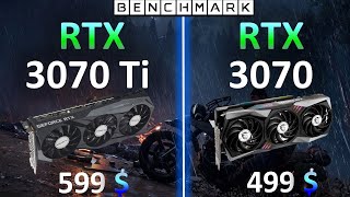 Geforce RTX 3070 Ti vs RTX 3070 Test in 8 Games  1080p 1440p 2160p [upl. by Malanie92]