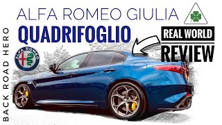 🍀 REAL WORLD REVIEW  Alfa Romeo Giulia Quadrifoglio Ownership problems upgrades amp buyers guide [upl. by Cherey399]