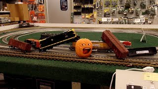 The Stupid Orange In Train Crash At The Hobby Store [upl. by Qirat425]