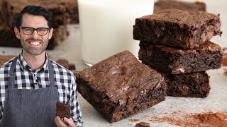 Fudgy Chocolate Brownies Recipe [upl. by Barbara923]