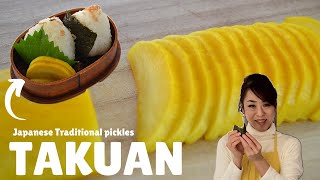 How to make ★TAKUAN★ Japanese Traditional Daikon Pickles EP245 [upl. by Aluor]