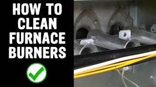 How To Clean Furnace Burners [upl. by Enomahs]