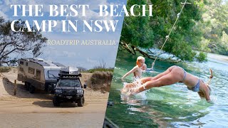 THE BEST BEACH CAMP IN NSW Pebbly Beach amp Station Creek  Roadtrip Australia  Offroad beach living [upl. by Annehs701]