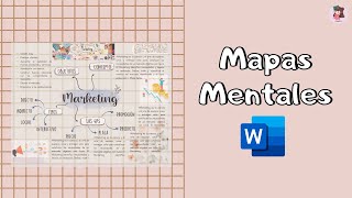 COMO HACER MAPAS MENTALES EN WORD [upl. by Lolly258]