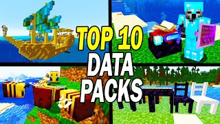 Top 10 Best Minecraft Data Packs Now [upl. by Merridie]