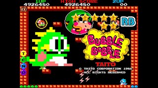 1986 60fps Bubble Bobble True Ending ALL [upl. by Lubeck]