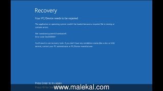 Reparer erreur boot\bcd sur Windows 8 ou Windows 10 [upl. by Harutek]