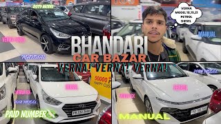 Hyundai Verna New STOCK Update 2025✅ by BHANDARI CAR BAZAR📍VERNA SXOSXbhandaricarbazar [upl. by Elna]