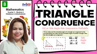 TRIANGLE CONGRUENCE  GRADE 8 [upl. by Towbin]