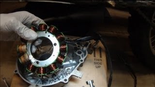 XR600R Stator Replacement [upl. by Nnylyoj]