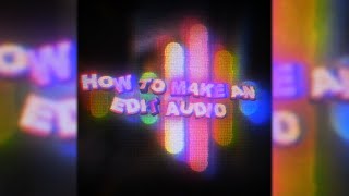 Edit Audio Tutorial After Effects [upl. by Dennison]