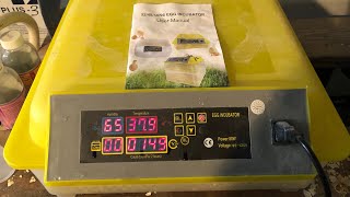 Automatic egg incubator operating instructions and duck eggs [upl. by Atiek]