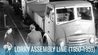 All In A Day Lorry Assembly Line Reel 1 19501959  British Pathé [upl. by Fidele]