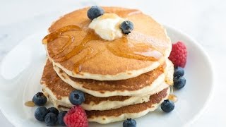 Easy Fluffy Pancakes Recipe  How to Make Pancakes from Scratch [upl. by Einnaj]