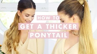 How To Do a Ponytail With Hair Extensions  3 Ways [upl. by Kemme]