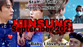 MINSUNG IN SEPTEMBER  Whole month analysis and compilation 🔥 [upl. by Carmelita679]