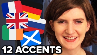 How To Do 12 Different Accents [upl. by Athalia]