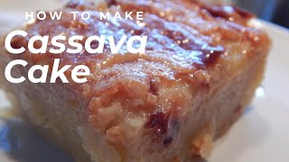 How to Make Cassava Cake Using Cassava Flour [upl. by Haughay]