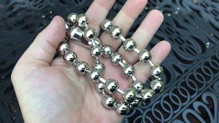 Ball Chain Necklace Instructions [upl. by Ycat]