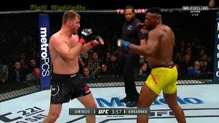 Miocic vs Ngannou 1 Fight Highlights [upl. by Lewison]