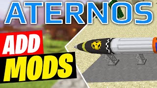 HOW TO ADD MODS ON ATERNOS 1164 Aternos Tutorials 2021 [upl. by Alesi421]