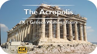 The Acropolis Of Athens Parthenon  4K Virtual Tour  Greece Walking Tours [upl. by Yanttirb]