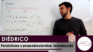 Diédrico Paralelismo y perpendicularidad Introducción [upl. by Reis]