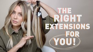 The Right Hair Extensions For YOU Type  Method  Color [upl. by Ahsema654]