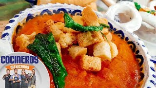 Receta Sopa de migas  Cocineros Mexicanos [upl. by Anul]