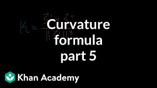 Curvature formula part 5 [upl. by Sucramrej]