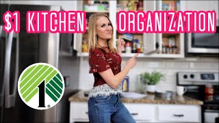 ORGANIZE A SMALL KITCHEN FROM DOLLAR TREE all the motivation you need [upl. by Claude690]