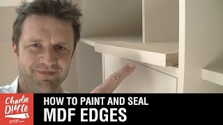 How to Seal and Paint MDF Edges  Video 2 [upl. by Aerdnahs]