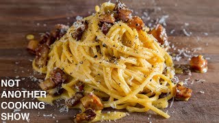 PERFECT SPAGHETTI CARBONARAthe easy way [upl. by Greenwood493]