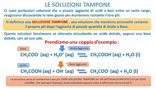 LE SOLUZIONI TAMPONE [upl. by Kenric]