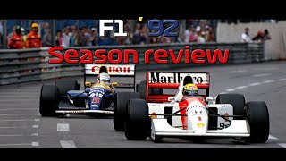 Formula 1 Season Review 1992 HD [upl. by Haet]