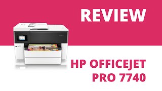 HP OfficeJet Pro 7740 A3 Colour Multifunction Inkjet printer [upl. by Lait]