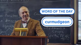 Word of the Day curmudgeon [upl. by Munt711]